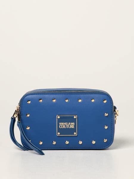 Borse Versace in Pelle Blu 